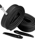 Go-To 2 Pack 700X35C to 700X43C Road Bike Inner Tubes with 48mm Presta Valve, Premium Butyl Rubber, 2 Tire Levers