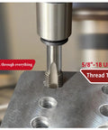 5/8-18 UNF Tap and Die Set HSS Beefed Up Right Hand Thread Tap and Round Die For Metalworking And Auto Repairs