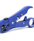 Universal Cutter And Wire Stripper For Flat Or Round TV And Network Cables Cat5 Cat5e Cat6 RG6 Quad RG59 RG7 RG11 Coax Pro Grade USA Made