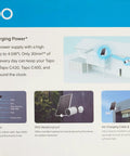 A200 Solar Panel For MagCam C425 C420 C400 high efficiency solar cells diagram with 360 adjustable angle and IP65 features