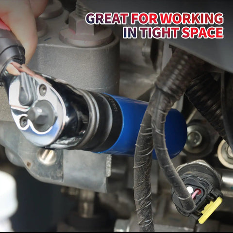Low Profile Impact Socket Adapter Set Three Piece In CR-MO Steel Heavy Duty With Magnets used in tight space