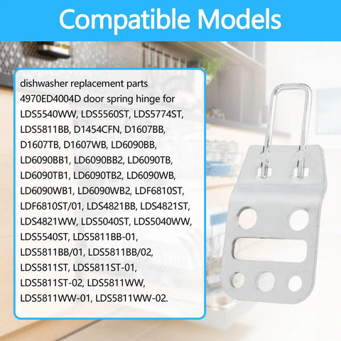 Dishwasher Door Latch Strike Replacement 154662601 Compatible With Electrolux Gibson Kelvinator Westinghouse Frigidaire And More Easy Install Durable Repair Part For Reliable Door Securing