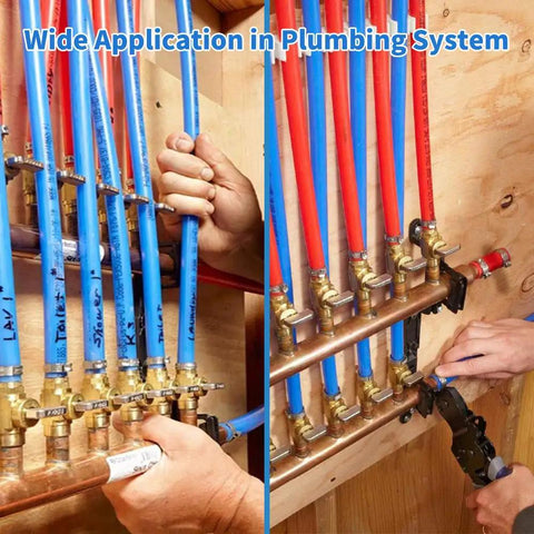 Durable Half Inch PEX Cinch Clamps Rings Made From 304 Stainless Steel Crimp Rings For PEX Tubing Single Ear Hose Clamps No Fuss Install