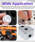Go-To Grey Rubber Hole Plugs Set For Round Holes, 120 Piece Assortment In 9 Sizes, Silicone T-Shaped Stopper in various applications