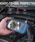 5mm Dual Lens Endoscope With Light For Auto Repair And Home Diagnostics, handheld monitor in engine bay
