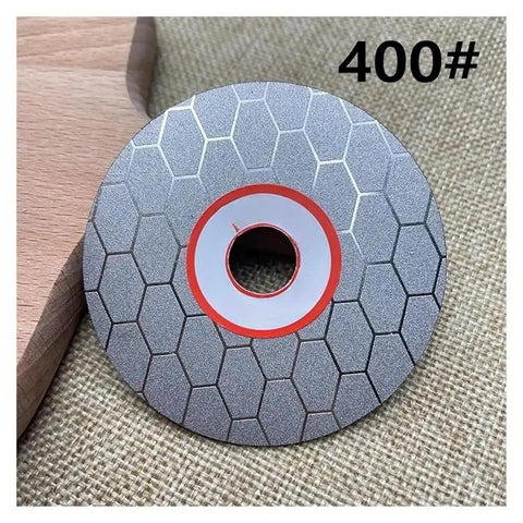 65mm Diamond Cutting Disc For Dry And Wet Grinding, Double Sided Saw Blade For Ceramic Tile And Granite, Diamond Grinding Plate, Pro Grade, Heavy Duty, Durable Grinder Tool For Smooth Flat Cuts 400#