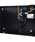 Interior view of Heavy Duty Access Control Power Supply Box Pumping Out Steady 12Vdc Current For Wiegand Boards.