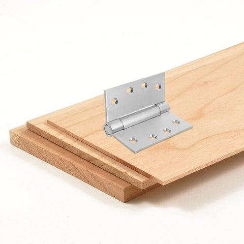 Heavy Duty Stainless Steel Self Closing Door Hinges With Adjustable Silent Operation for Residential and Commercial doors displayed on wood panel