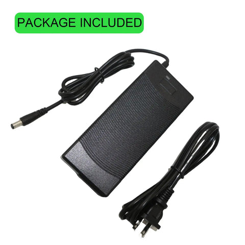 54.6V 2A Smart Battery Charger For 48V Li-Ion 13S Packs, Universal 5.5mm DC Connector Compatible With 2.1mm And 2.5mm Ports, Safe Multi-Protection, Reliable 54.6V Power Adapter For E-Bikes And Scooters