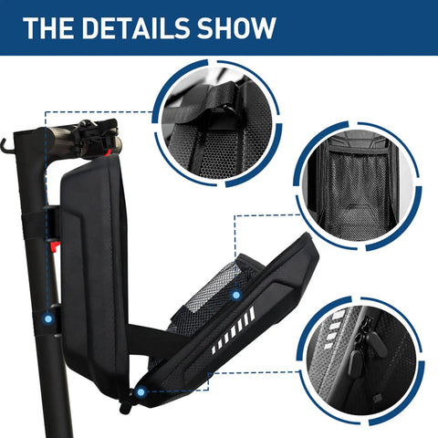 Waterproof Handlebar Bag For Electric Scooters Bikes And Motorcycles With 3L Large Capacity Built For Everyday Rides And Tough As Nails Durability Fits Hiboy S2 S2 Pro S2 MAX S2R Plus And Other Popular Models