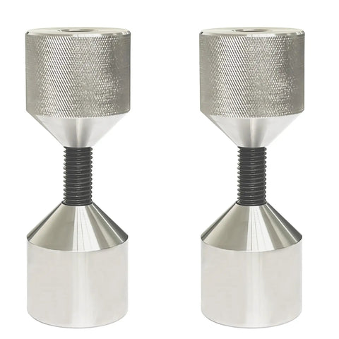 Two Hole Flange Pin Kit Pair 1-1/8 Inch Stainless Steel Alignment Pins Rust Resistant 304 Stainless Construction Double Hole Flange Pins