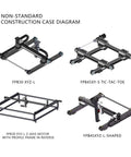 FUYU FPB45 linear stage diagram showing four configurations.