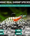 Duramax Pre Rigged Soft Fishing Lures With BKK Hooks No Rigging Needed Tear Resistant TPE Shrimp for Bass and Trout, 3.5 inch