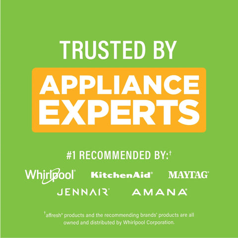 Trusted by appliance experts, recommended by Whirlpool, KitchenAid, Maytag, JennAir, Amana brands endorsement