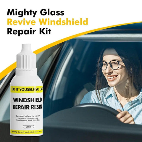 Windshield Chip Repair Kit 20ml Resin Liquid For Auto Glass Chips And Cracks Rapid Cure Adhesive Sealant bottle