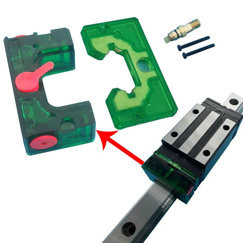 Super Smooth 20Mm Hg20 Square Bearing Slider Blocks With Self Lubricating E2 Oil Boxes components and assembly