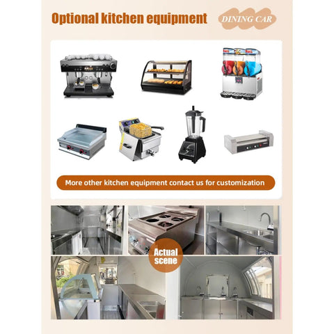 Image showing optional kitchen equipment for Custom Built Food Trailer With Flexible Layout Designed To Hit The Road.