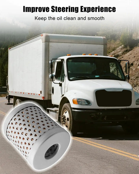 Heavy Duty Hydraulic Filter For M2 106 MT55 114SD Cascadia 116 113 126 Trucks Power Steering Fluid Filter Replacement HF35387 P579124 14-17927-000 Shields Hydraulic System From Metal Debris And Impurities Keeps Ride Smooth