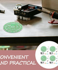 Beginner Soldering Practice Kit, 4 Pack DIY Electronics Training Boards on a workshop table with soldering tools
