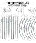 Pro Piercing Taper Kit With Ball Grabber Tool Stainless Steel Flat Back Earring Applicator Threadless Insertion Pin 14G 16G 18G 20G