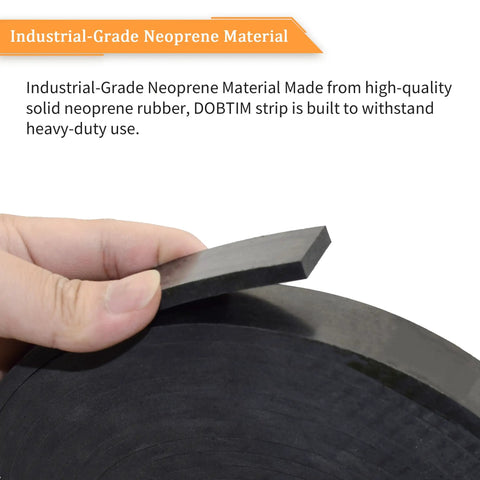 Heavy Duty Rubber Strips Quarter Inch Thick One Inch Wide Twenty Five Feet Long For Gaskets Sealing Bumpers
