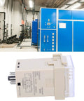 Adjustable Timing Component For Industrial Automation And Machinery With 3D LED Digital Display Time Relay Digital Setting Cycle Delay Control Unit DC12V Compatible Low Power Draw Pro Grade Timing Rock Solid Build Heavy Duty Reliability in control panel, beige plastic
