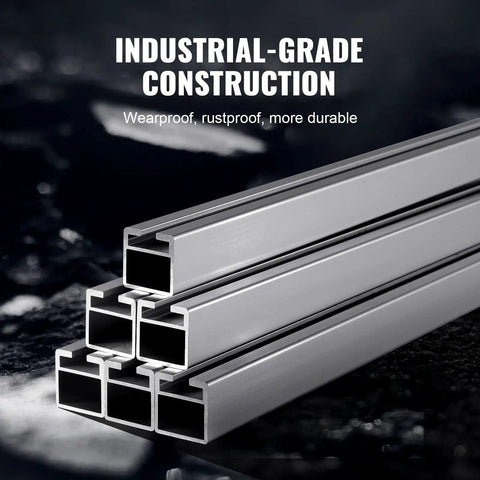 Close-up of nine-foot aluminum rail for Portable Chainsaw Mill And Rail Guide System For Lumber Milling 14 To 36 Inch Bar