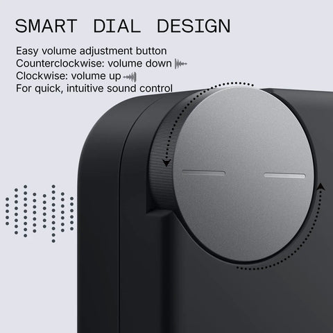 Buds Pro 2 Wireless Earbuds With Smart Dial 50dB Adaptive Hybrid Noise Cancelling Bluetooth 5.3 11mm Bass Driver LDAC 6 Hi Res Mics 43 Hours Playtime Fast Charging Case Dark Gray