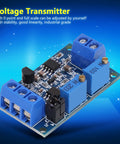 Badass Reliability Current To Voltage Converter Industrial Module With Wide Voltage Range And Rock Solid Output For Smooth Signal Conversion And Straight Forward Install, showing adjustable voltage transmitter circuit board.