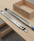 Beefy Drawer Slides Rails Thick Steel With Lock For Cabinets And RVs Smooth Full Extension Movement Industrial Grade 30 Cm