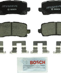 QuietCast Premium Ceramic Disc Brake Pad Set For Acura MDX RLX TLX And Honda Odyssey Rear Replacement with accessories