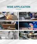 Wide application images of Commercial Grade 400 Watt Industrial Smoke Purifier And Fume Extractor Unit for various tasks.