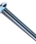 Combination Truss Head Machine Screws 1/4-20 x 2-1/2 Durable Steel Fasteners for Home Improvement DIY and Construction closeup