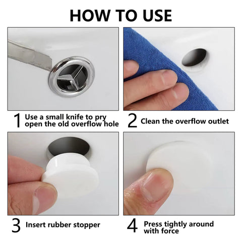 Steps for using 24 Pack Silicone Bathtub Jet Hole Plugs Covers In 6 Sizes White Keeps Debris And Hair Out Of Your Jetted Tub Fits Most Tubs And Spas Easy Clean And Prevents Clogs