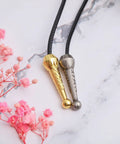 40Pcs Bolo Tie Tips Replacement Ends Set In Five Dope Colors Alloy Cord End Charms For Bolo Tie Making Fashion Findings DIY Crafts Necklace Decor And Clothing Accessories, gold and silver