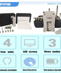 500N Digital Push Pull Force Gauge Tester For Lab Destructive Testing, 50Kg, 110Lbf, 1800Oz Capacity, Ultra Precise 0.1N, 0.01Kg, 0.01Lb Readouts, Inner Sensor Dynamometer, Built Tough For Real World Use, digital force gauge with accessories and LCD screen