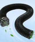 High Efficiency 4000 RPM Fume Extraction Kit for 3D Printer Enclosures showing flexible duct and fan