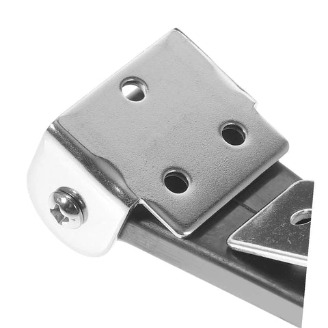 Close-up of a Stainless Steel T Handle Draw Latches Set Of 2 With Rubber Cushioned Latch for secure tool box use