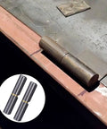 Heavy Duty Beefy Weldable Barrel Hinges Set Of 6 For Metal Doors And Gates 2.37 Inch Long 0.43 Inch Wide on table