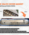 Valve Cover Gasket Set For LS V8 Engines 4.8 5.3 5.7 6.0 6.2L 1999 To 2020 Fits Chevy Silverado 1500 2500 Suburban Tahoe Trailblazer GMC Sierra Savana Yukon Envoy Oil Leak Fix installation steps