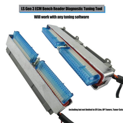 Gen 3 LS ECM Programming Bench Harness With Power Supply For GM Chevy 1999-2007 Vehicles OBD2 Port Tune Testing Tool
