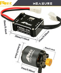 1212 3500Kv Brushless Motor With 25A ESC Transmission Case Kit For FMS FCX24 Power Wagon Smasher 1/24 Upgrade dimensions