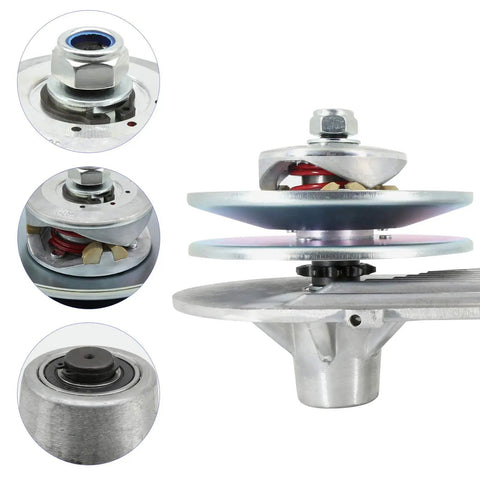 Three Quarter Inch Beefy Torque Converter CVT For Go Karts Drop In Fit Torq A Verter TAV2 30 Series with sprockets and pulleys, side view
