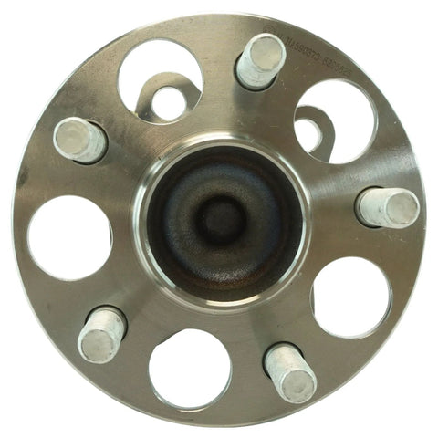 Front view of Rear Wheel Bearing And Hub Assembly For Toyota Prius 2010 2015 And Prius Plug In 2012 2015 Direct Fit Replacement For A Smooth Ride And Easy Install No Fuss