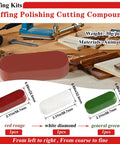 10 Piece Drill Polishing Kit With Buffing Wheels And Pads, Includes red, white, green compounds for metal jewelry wood glass