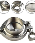 Premium 2 Inch Tri Clamp End Cap Kit Made From Durable SS304 Stainless Steel Includes Ferrule Weld Ring Gasket For Smooth Pipeline Systems Perfect For High Temp Fluids Up To 300 Degrees F, 2 inch SS304 tri clamp end cap with ferrule and gasket