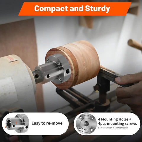 Top Shelf Steel Faceplate For Wood Lathes With Rock Solid Grip 2 Inch Diameter And 3/4 X 16 Tpi Threading Built Like An American Workhorse Rig For Serious Turners Who Want Knockout Performance Daily