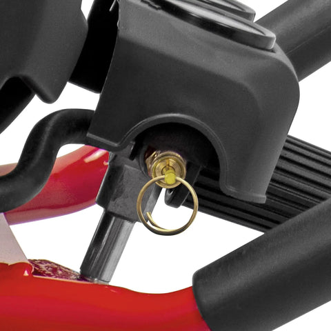 Close-up of the air compressor's quick-release valve and ring on the Smooth Operator 33 Gallon Air Compressor.