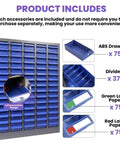 75 Drawer Nut And Bolt Organizer Cabinet With Acrylic Adjustable Shelves For Workshop Or Garage Storage Heavy Duty Alloy Steel Tool Cabinet