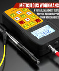 Non Destructive Metal Hardness Tester Digital Leeb Tester With Type D Impact Device for Steel Aluminum Iron Alloys 170 to 960 HLD